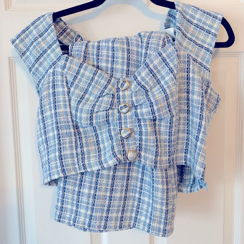 Co-ord Tweed Skirt Set